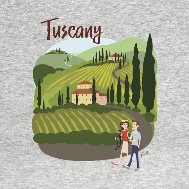 Tuscany Tourists by PatrickScullin